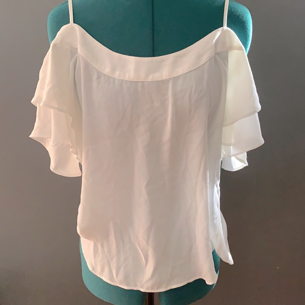 New York and Company White shell top